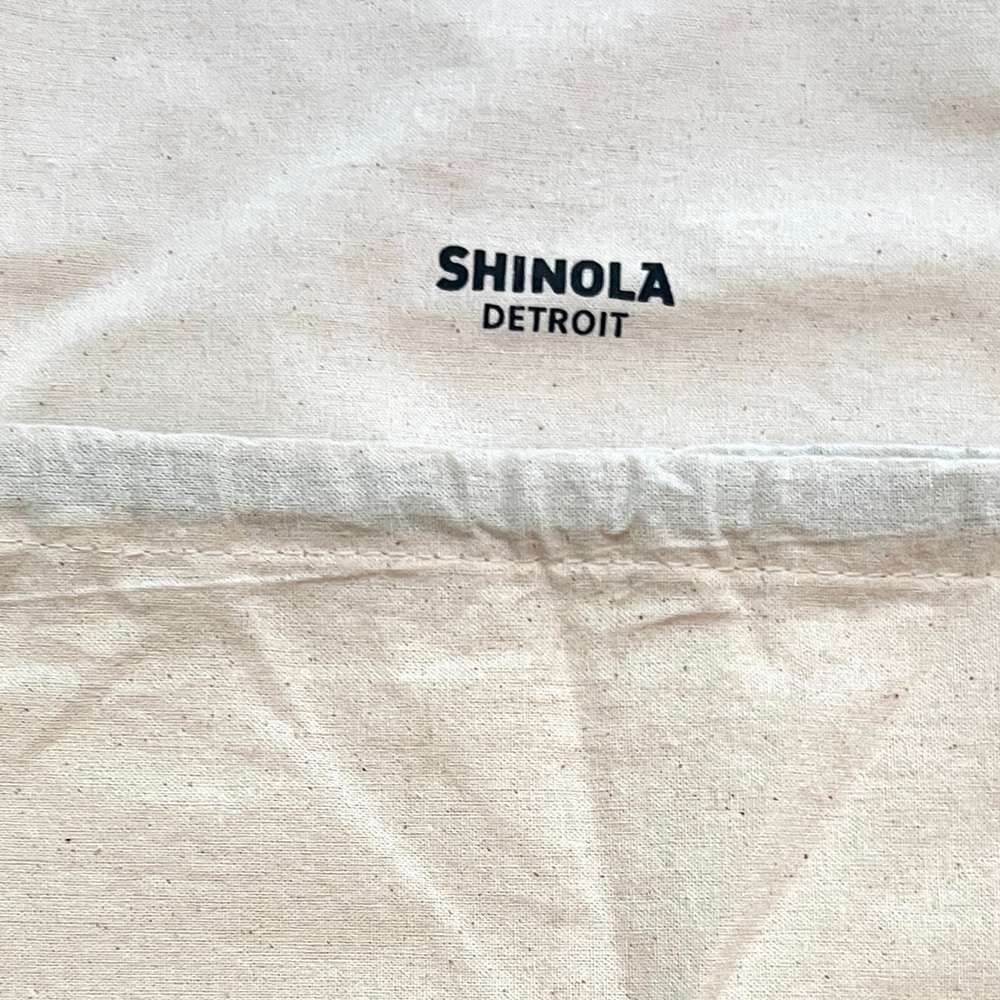 2 Shinola Detroit Drawstring Dustbags